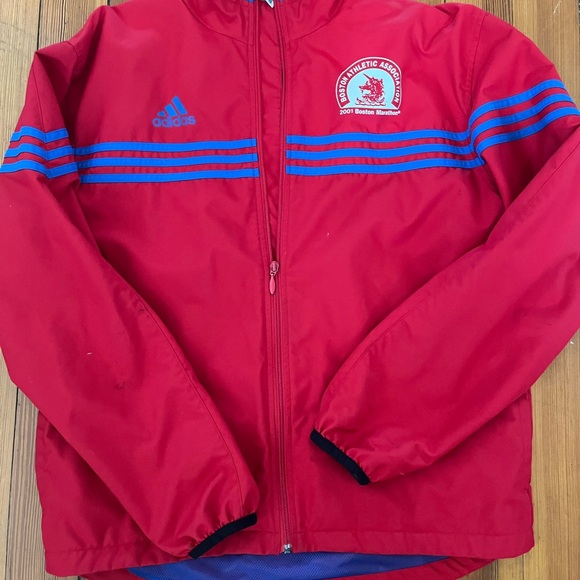 Vintage ~ Official 2001  Boston Marathon Jacket ~ Size Large - Picture 3 of 9